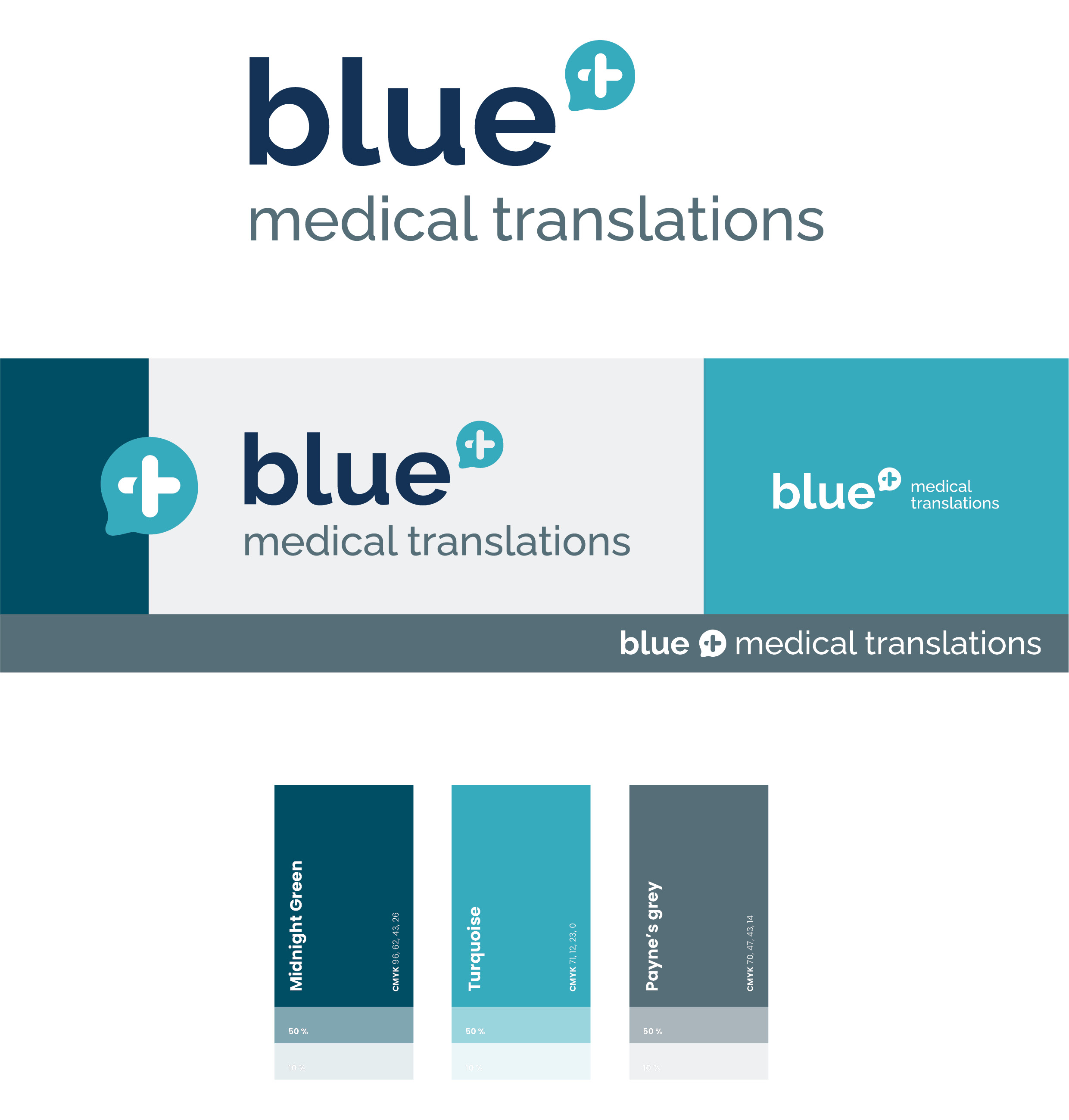 Studioem Blue Medical Translation barve