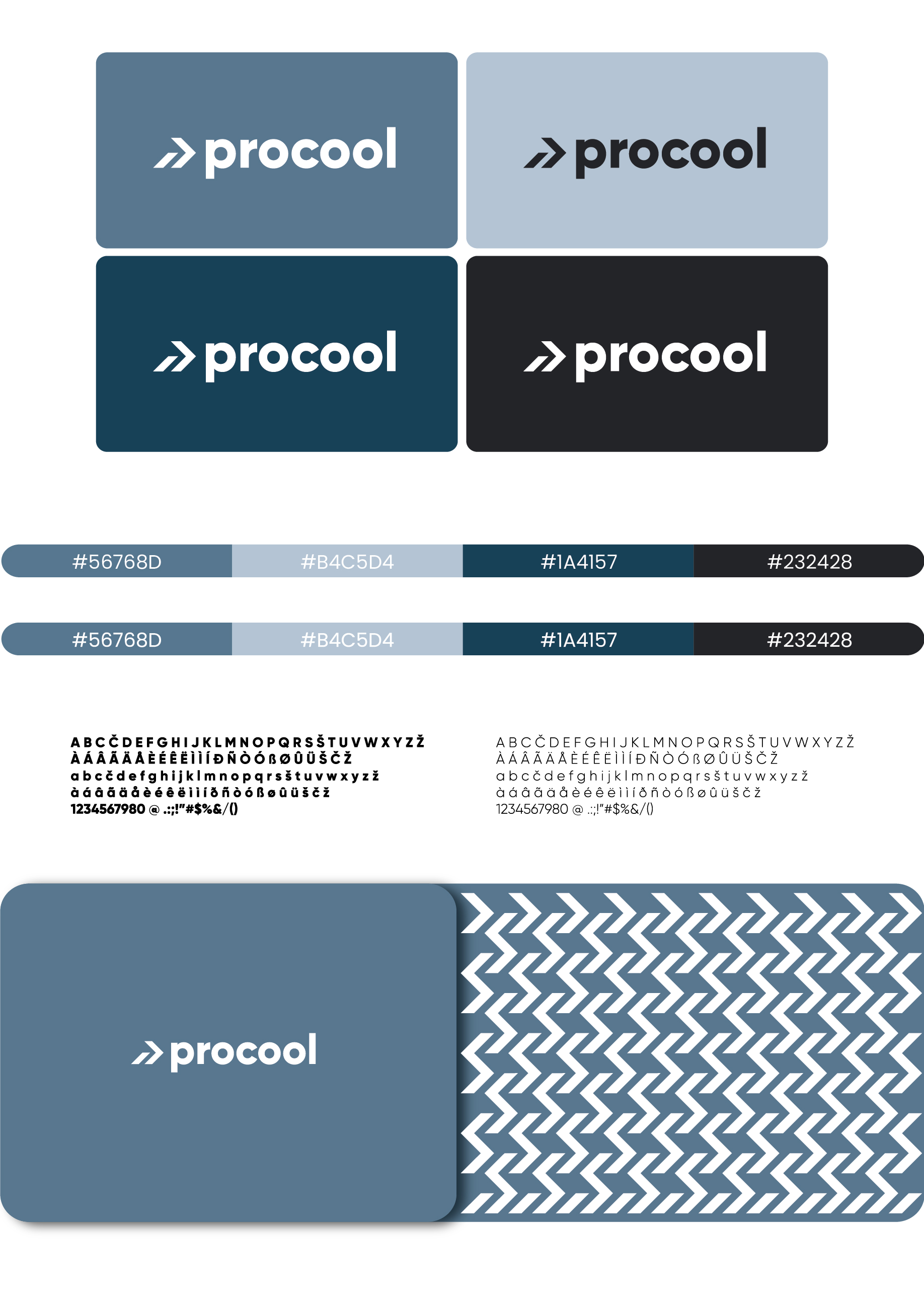 Studioem Procool Daikin Celostna grafična podoba barve