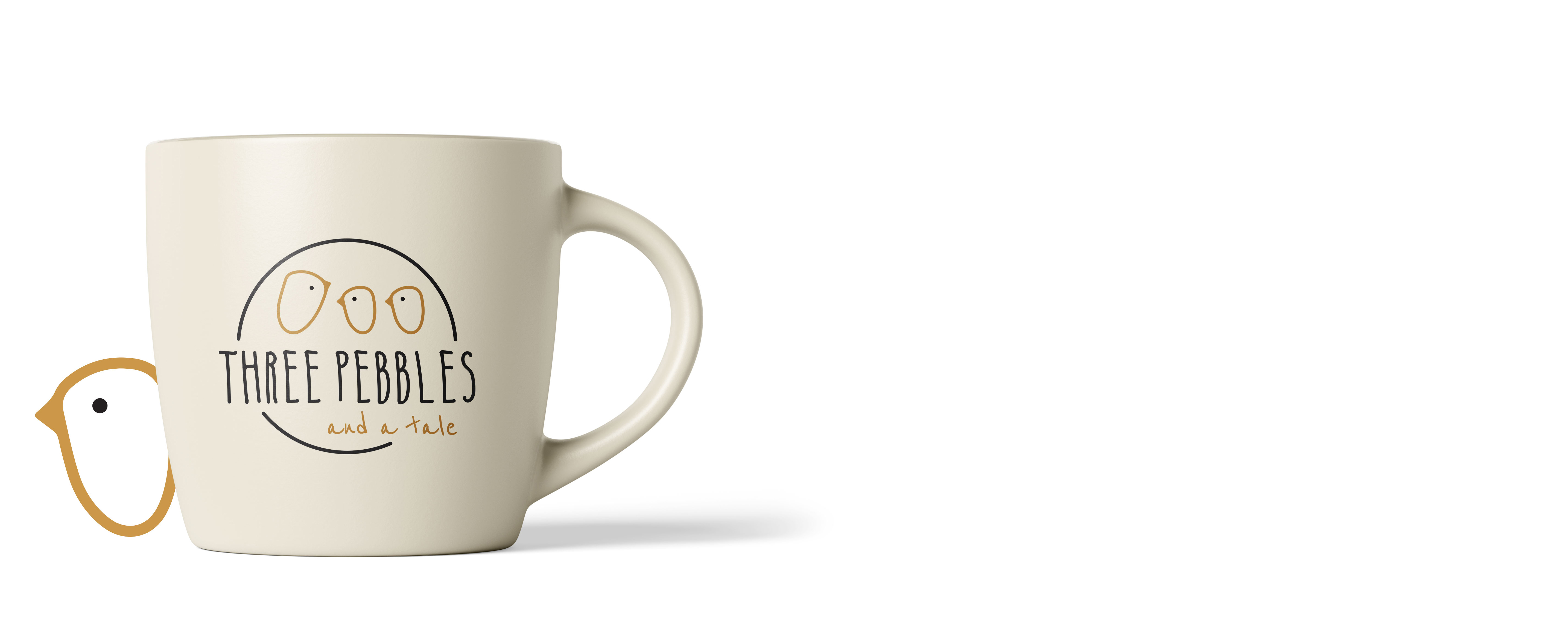 Studioem Three pebbles and a Tale Cup